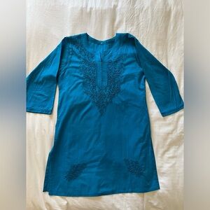 Embroidered Indian Tunic M
